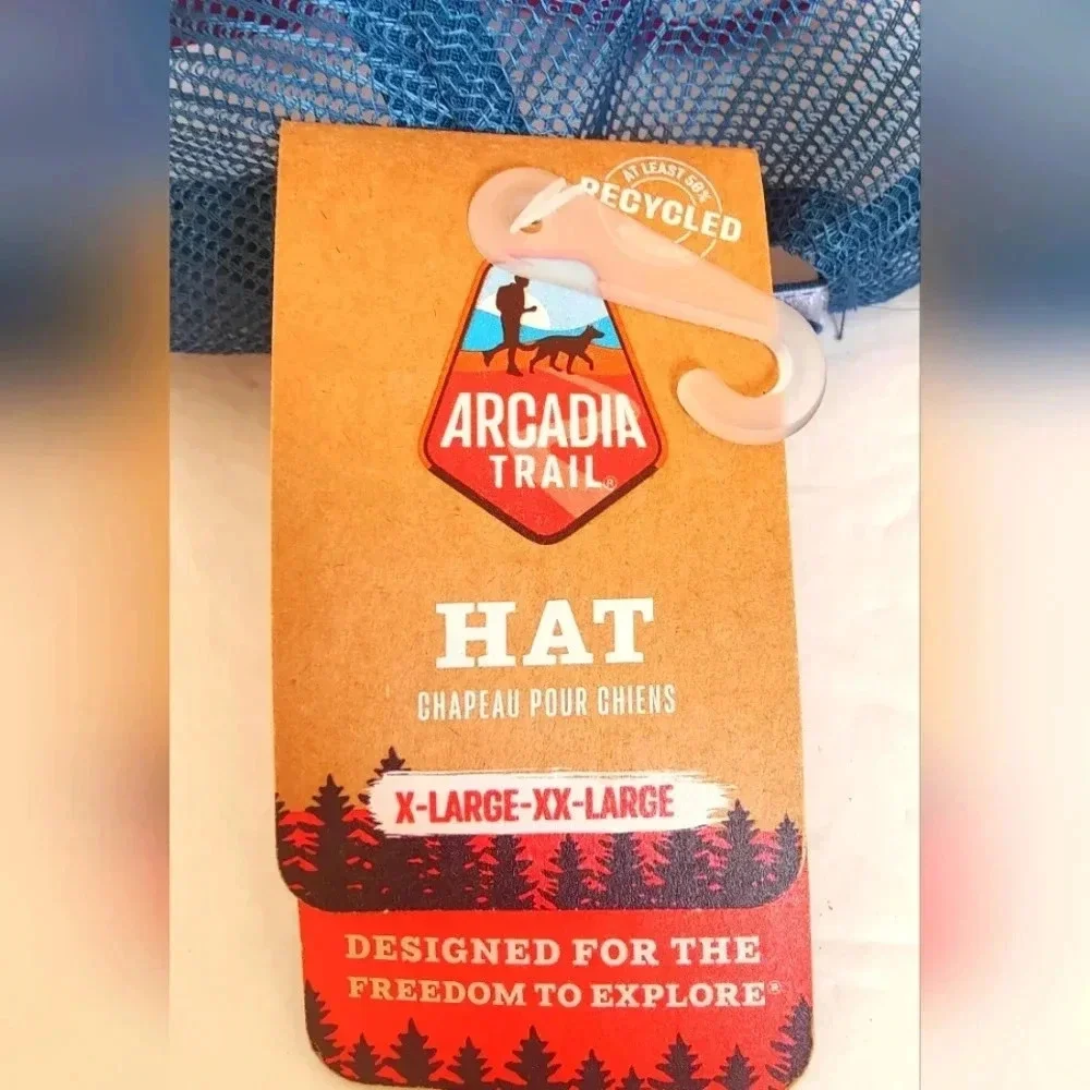 Arcadia Trail Dog Pet Hat, XL-XXL, NWT, Adjustable